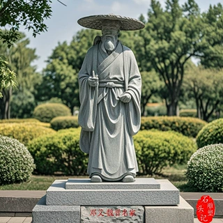 供应花岗岩石材雕刻的名人张骞雕像邓艾石雕像宋应星塑像曲阳石雕