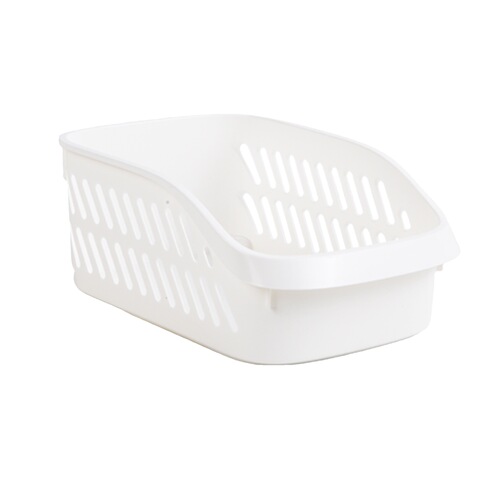 Kitchen cabinet Japanese storage box utensil storage basket with wheels miscellaneous storage box drain slope mouth storage box