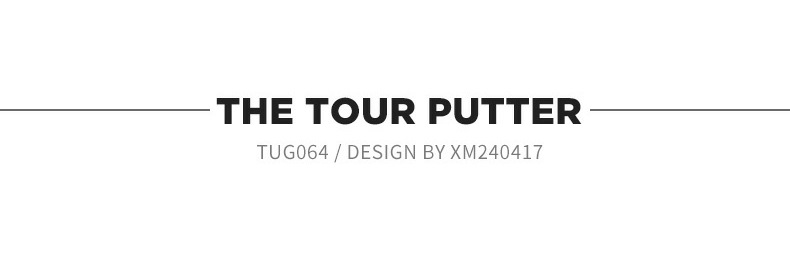 Gậy đánh gôn PGM putter tập bằng sắt mềm đúc trọng tâm thấp có đường ngắm — TUG064 Màu đen-thanh đẩy Nam [trục thép không nút] với nắp đầu, TUG064 thanh đẩy nữ Bột Bạc [Trục thép] chi tiết 19