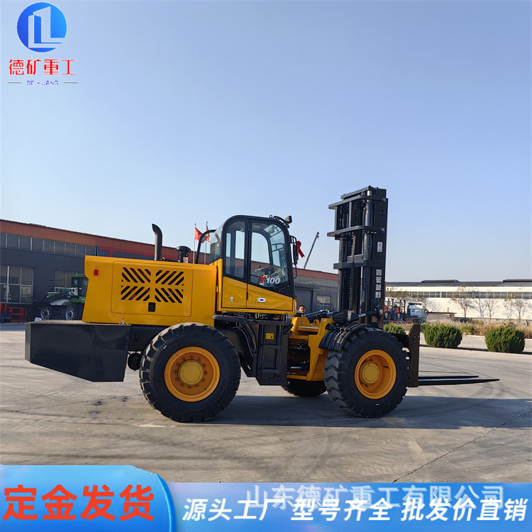 越野叉车6吨液压起重搬运车5吨柴油多功能一体式叉车四驱越野叉车