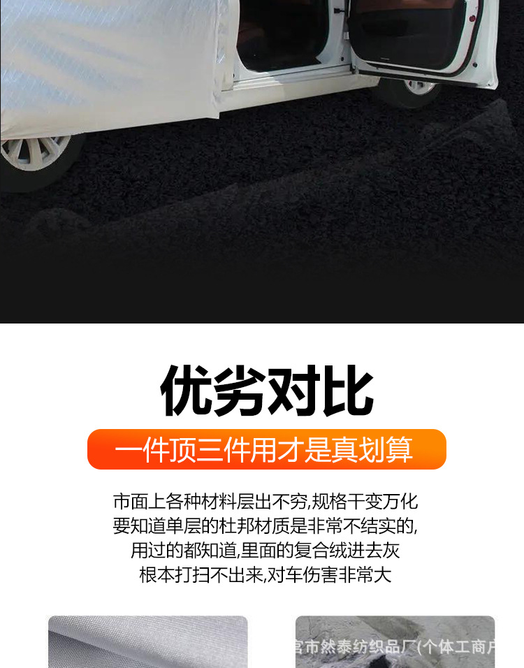 Suitable for Audi A4L A6L Q5L A3L Car Cover, Sun Protection, Rain Protection, Snow Protection, Thickened Full Cover Car Cover