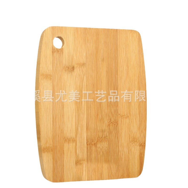 Tabla de cortar de la cocina del hogar tabla de cortar de frutas rectangular engrosada versión de cuchillo tamaño grande y mediano tamaño pequeño tabla de cortar de bambú de doble cara