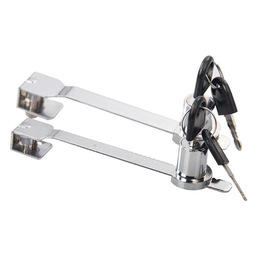 Оптовый Стеклянный Замок 328-318 замок оконный замок дисплей Счетчик скользящий стеклянный шкаф замок зубной замок длинный язычок замок