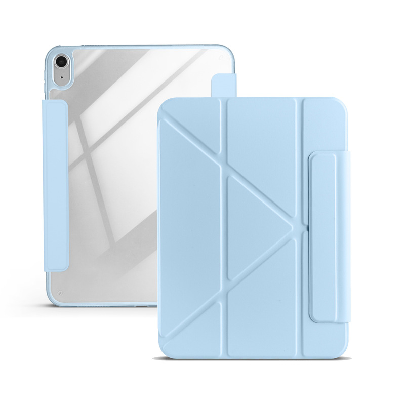 Suitable for iPad Pro11 Protective Case with Y-Fold Buckle, Air 567 Full-Cover 10.9 Double-Sided Acrylic Anti-Fall Cover