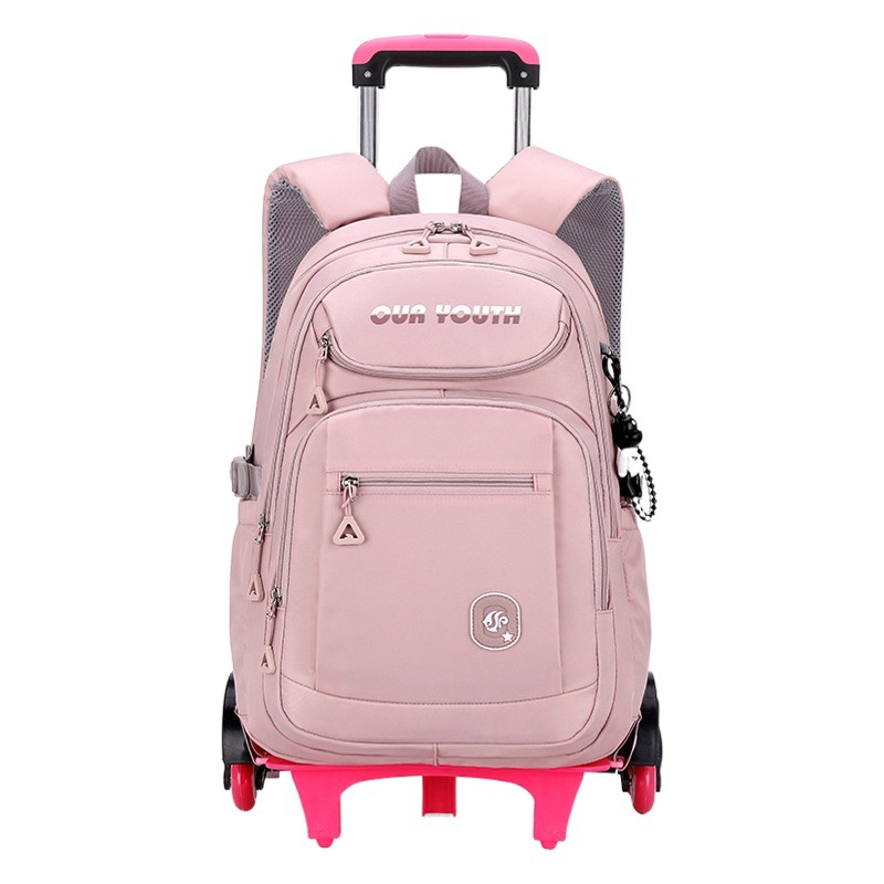 Pescado natural nueva mochila de la carretilla para las muchachas en el grado 3-6, impresión impermeable y lavable DE LA CAPACIDAD grande, Venta caliente transfronteriza