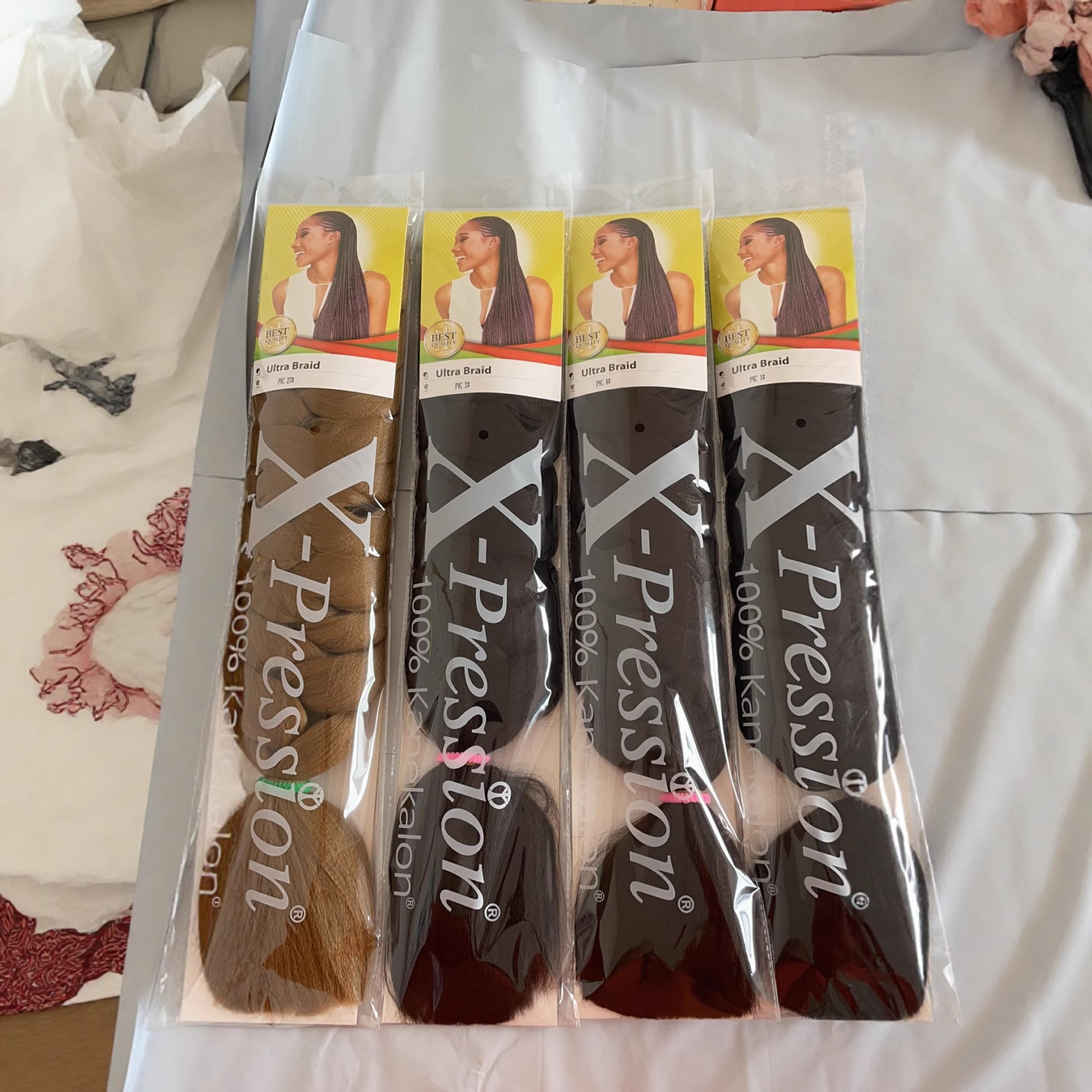 165g Fibra química Jacques Trenza grande Jumbo Outre Braid Hair Peluca Trenza sucia africana Trenza torcida