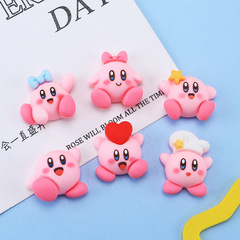 卡通萌萌卡比 新款可愛diy奶油膠手機殼頭飾髮夾飾品樹脂配件批發
