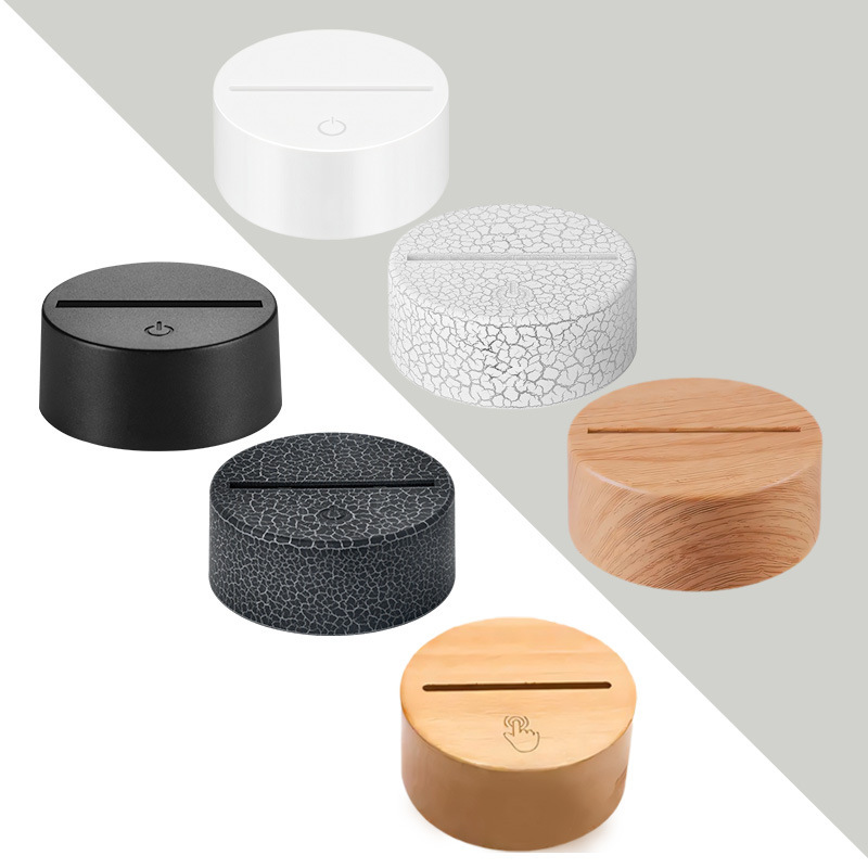 Directly from the Manufacturer: 3D Night Light Base, USB Night Light Base, Acrylic Night Light Base, Table Lamp Night Light Base