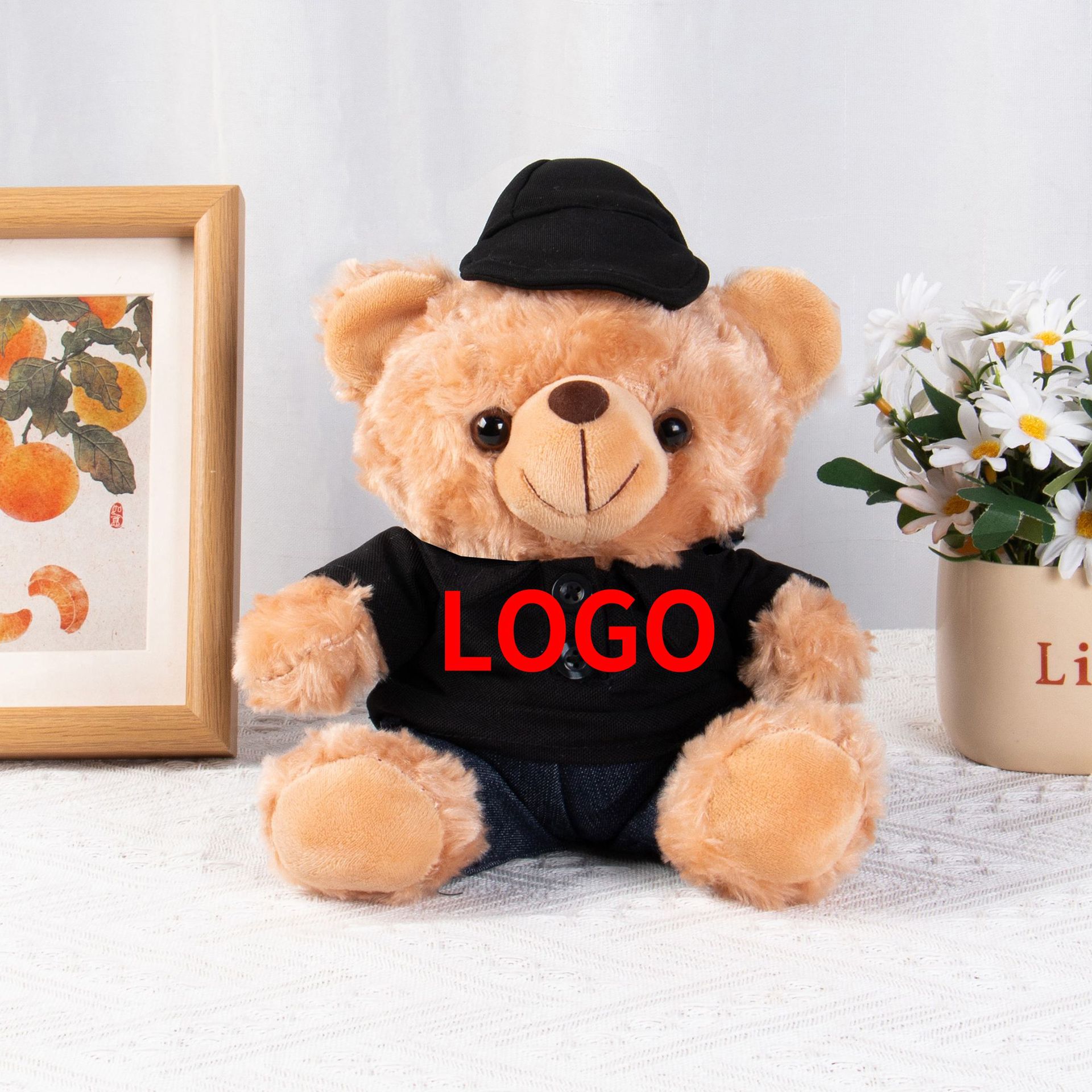 Auto 4S tienda juguetes de peluche regalo Teddy Bear se puede imprimir logotipo de coche Teddy Bear regalo para niños y niñas