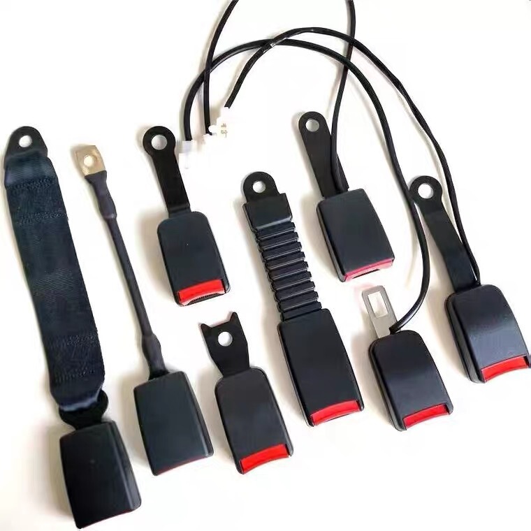 Car seat belt socket lock forklift bus truck van safety belt card base female buckle accessories