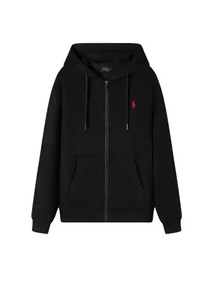 Cross-Border Embroidered Pony Polo Cardigan Sweatshirt Men's Spring & Fall Hooded Paul Polo Jacket Casual Tops and Pants