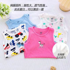 夏季新生兒無袖薄款連體衣嬰幼兒網眼三角包屁衣男女寶寶童裝批發