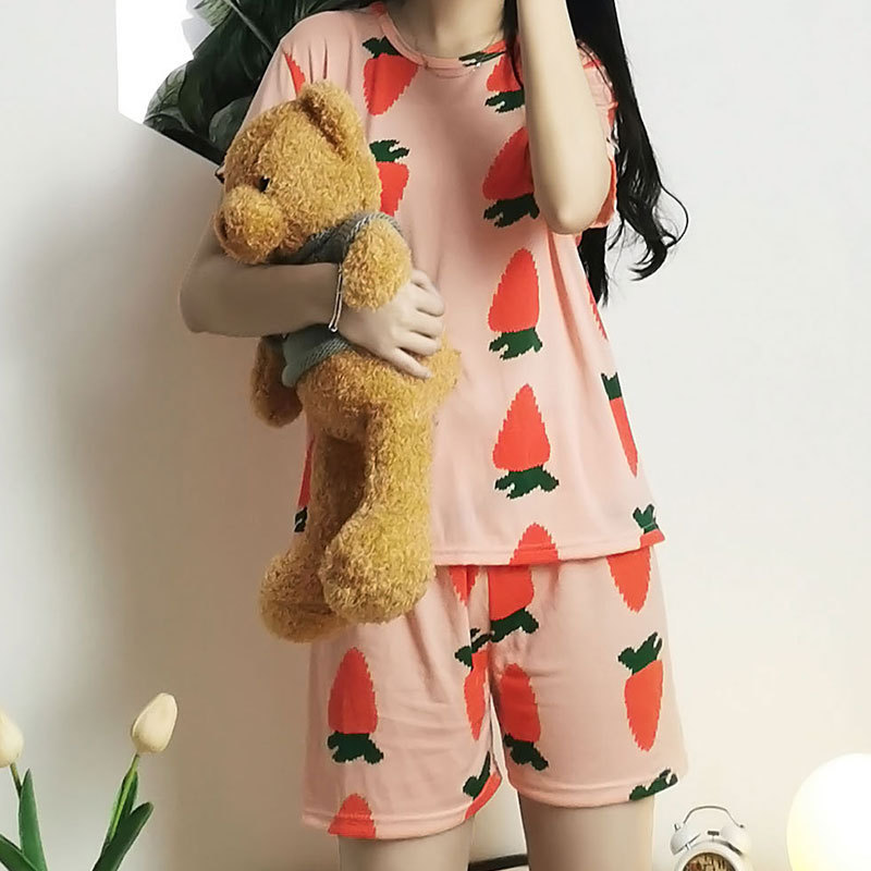 110 thin milk silk style S powder large radish short set