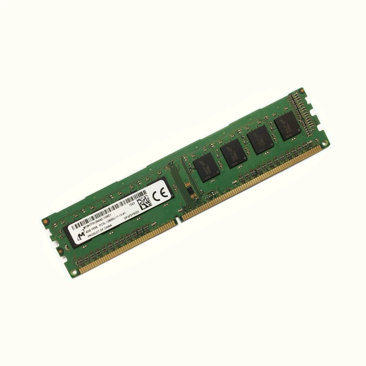 Память настольная Micron DDR3L 4G 1600, планка памяти PC3L-12800U 4G с пониженным напряжением 1,35V