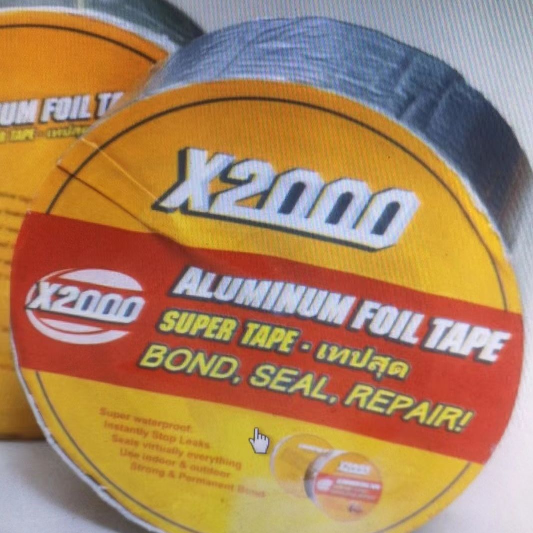 跨境出口货源丁基胶带补漏防水胶带屋顶堵漏贴防漏英文标胶带堵漏