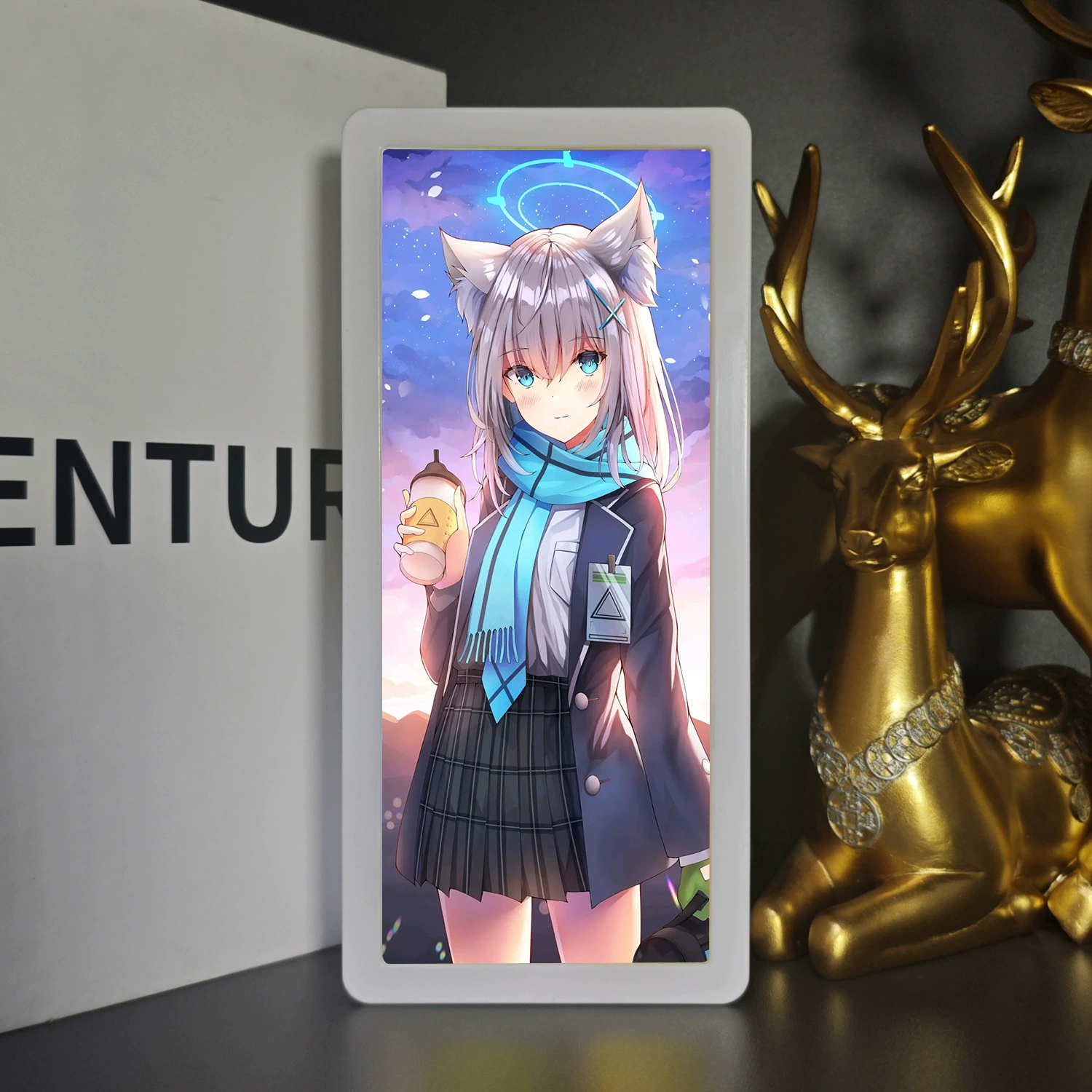 Rectangular lamp, night light for bed, Birthday gift