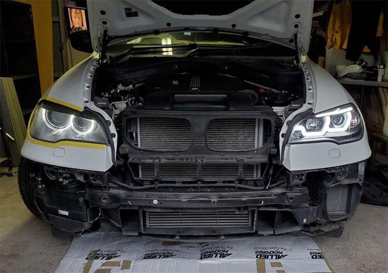 Headlight Assembly LED For 07-13 BMW X5 E70 Upgrade
