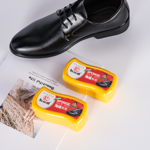 Shoe nanny sponge, shoe wax, shoe polish, shoe brush, all-in-one shoe wipe, colorless leather bag polish, renovation and maintenance, shoe polish sponge wipe