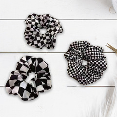 Black Gutter Large Bow Hair Tie for Women, High-End Simple Hair Ribbon with Butterfly Knot, Elegant Hair Tying Rubber Band Hairstyle Accessory