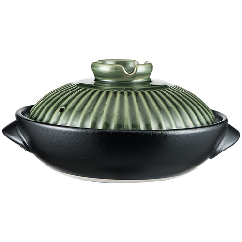 Factory wholesale retro double-ear round pot sand pot shallow pot small dry pot rice cooker commercial restaurant hotel inn