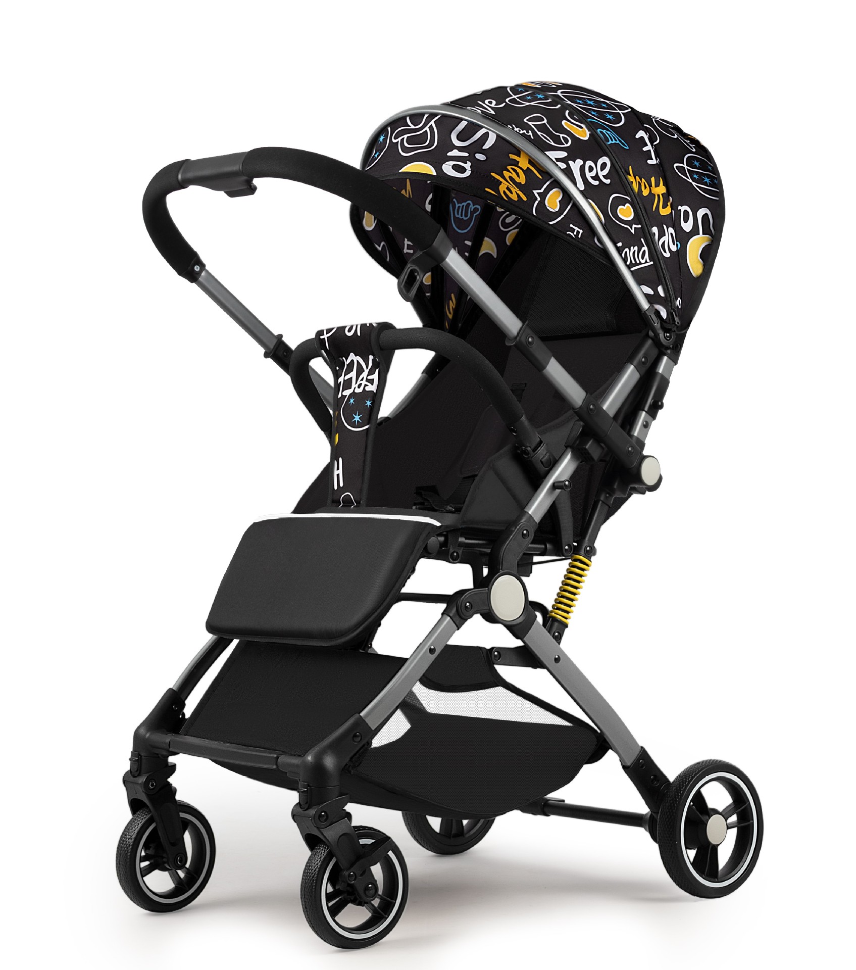 Digital + rueda de goma bidireccional + varilla de tracción