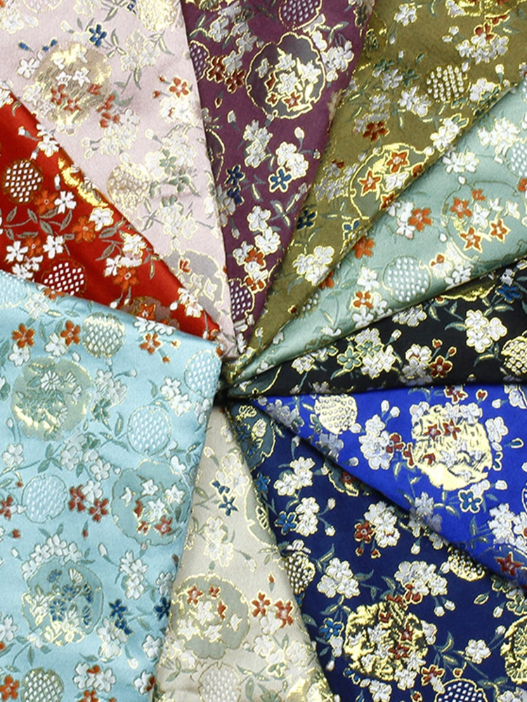 Japanese import cloth flower-shaped, brocade
