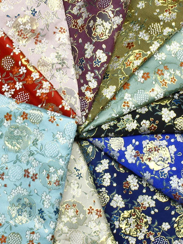 Japanese import cloth flower-shaped, brocade