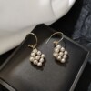 Advanced fashionable summer earrings with tassels from pearl, high-quality style, light luxury style, Korean style, 2021 years