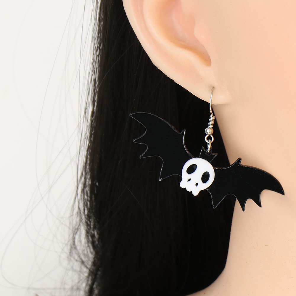 Halloween Geometric Resin Earrings Wholesale Jewelry Nihaojewelry display picture 63