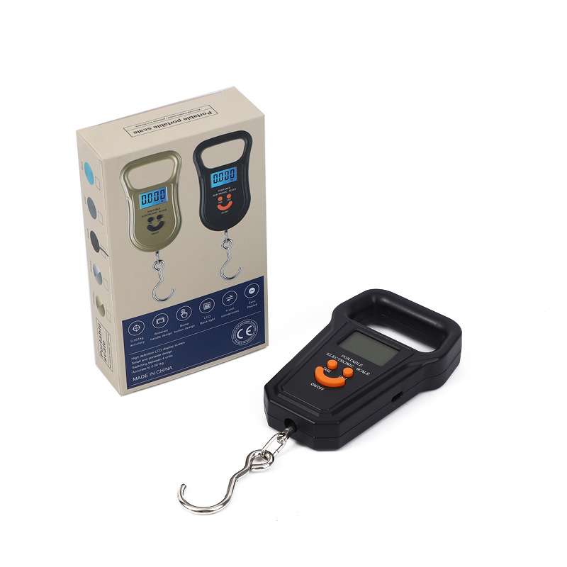 电子秤商用迷你称重电子厨房便携式钓鱼快递吊钩行李手提秤50kg