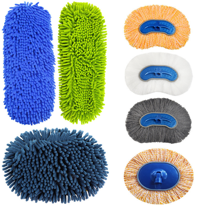 Car brush long handle telescopic car wash car wash fiber nano mop car wash brush milk Silk