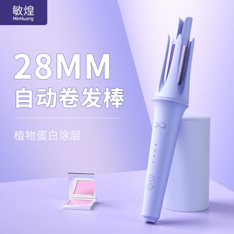 Кросс-бордер Минхуан фабрика полностью автоматическая curling hair stick 28 мм большой локон против запутывания локонов отрицательно ионический электрический роликовый стержень для девушек