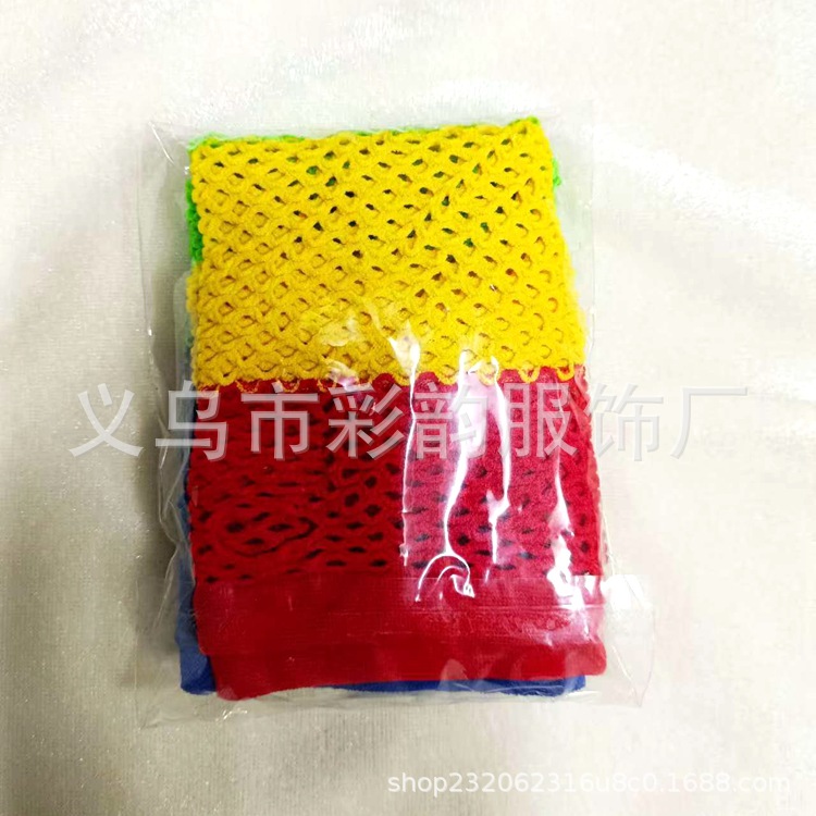 Fábrica directa de red de alambre grueso arco iris guantes de red de pesca unisex sin dedos guantes de malla guantes de Halloween