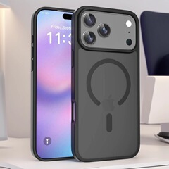 适用iPhone17ProMax肤感手机壳17air半透磨砂强磁吸magsafe保护套