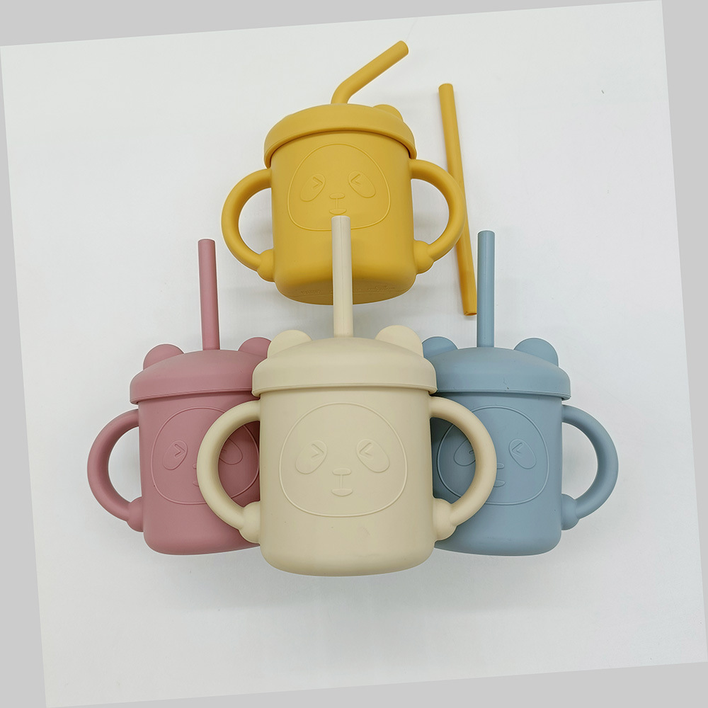 食品硅胶小熊猫杯