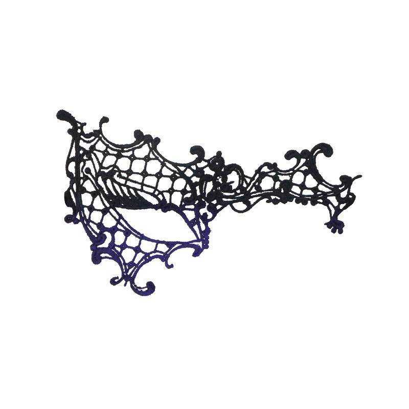 Máscara de Encaje Sexy para Carnaval, Accesorios de Halloween, Maquillaje para Actuaciones, Fiesta de Baile de Navidad, Media Máscara para Mujer