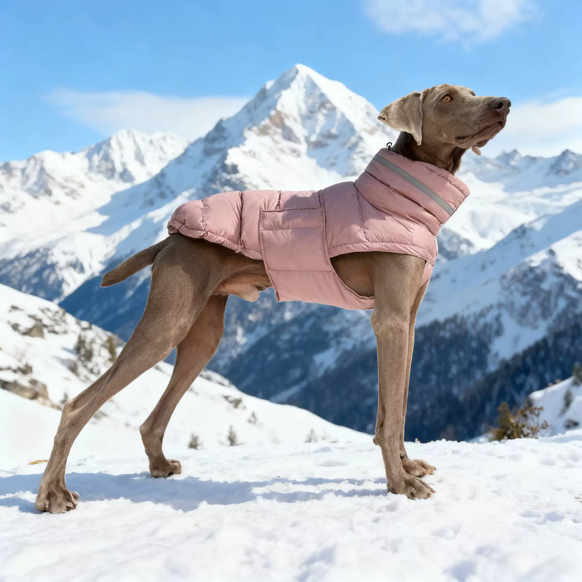 宠物秋冬纯色狗狗衣服充棉保暖宠物衣服莫兰迪日韩狗衣服低饱和度