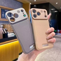 iPhone17PROMAX香薰皮革磁吸手机壳适用苹果16无边框超薄保护套15