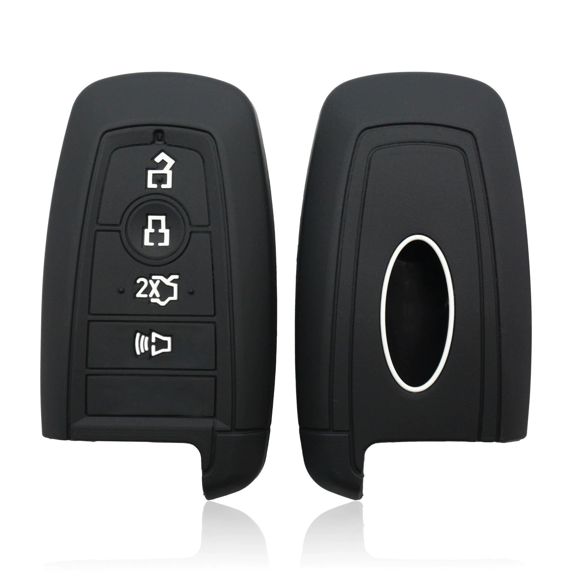 Подходит для нового Ford Taurus, силиконовый чехол для смарт-ключа Edge Explorer Mustang, сумка для дистанционного ключа