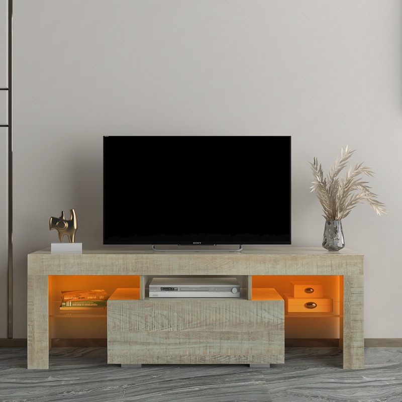 Pequeño apartamento sala de estar dormitorio simple TV gabinete casa piso bajo armario multi-color TV gabinete