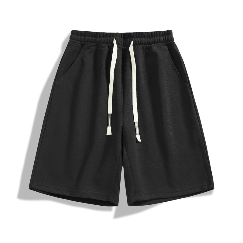 Pantalones cortos casuales estadounidenses transfronterizos de verano delgados sueltos pantalones deportivos de tamaño grande pantalones de algodón de hombre impresión personalizada