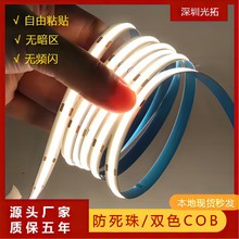 双色COB灯带10宽24V手机遥控灯带家用灯8mm米家智能灯带LED条自粘