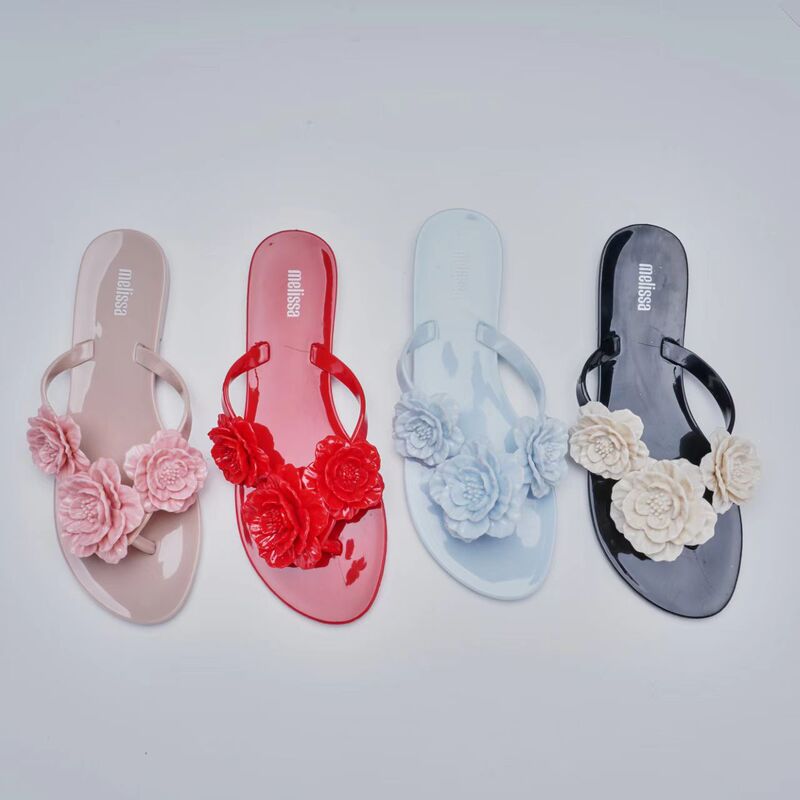 Melissa Women's Shoes Jelly Shoes Melissa Flip-Flops Waterproof Outdoor Sandals Fragrant Shoes