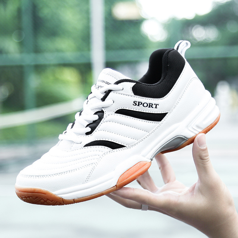 Badminton Shoes, Domestic New Training-Specific Sports Shoes, Non-Slip Shock-Absorbing Table Tennis Tennis Shoes, Suitable for Large Sizes and Trendy