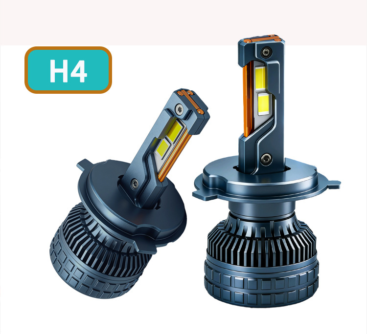 N15S Three-Color Car Led Headlights High-Power H7H4H1190059012 Remote Control Car High and Low Beam Bulbs