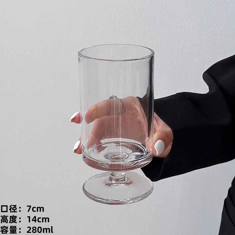 투명 잔 [짧은 스타일]
