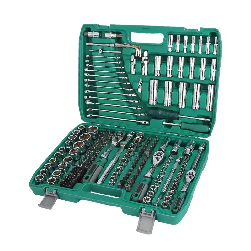 Fabricantes 216 piezas de herramientas de reparación de automóviles   Kit de mantenimiento de automóviles