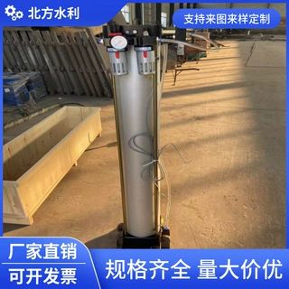 双吊直联式启闭机价格  平面铸铁镶铜闸门  明杆式钢制闸门