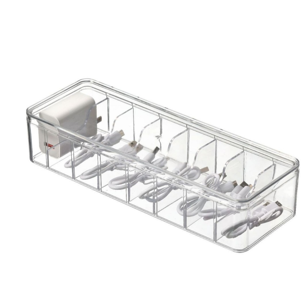 Venta directa de fábrica, cajas de almacenamiento y organización de plástico estilo japonés, organización y almacenamiento de papelería para estudiantes