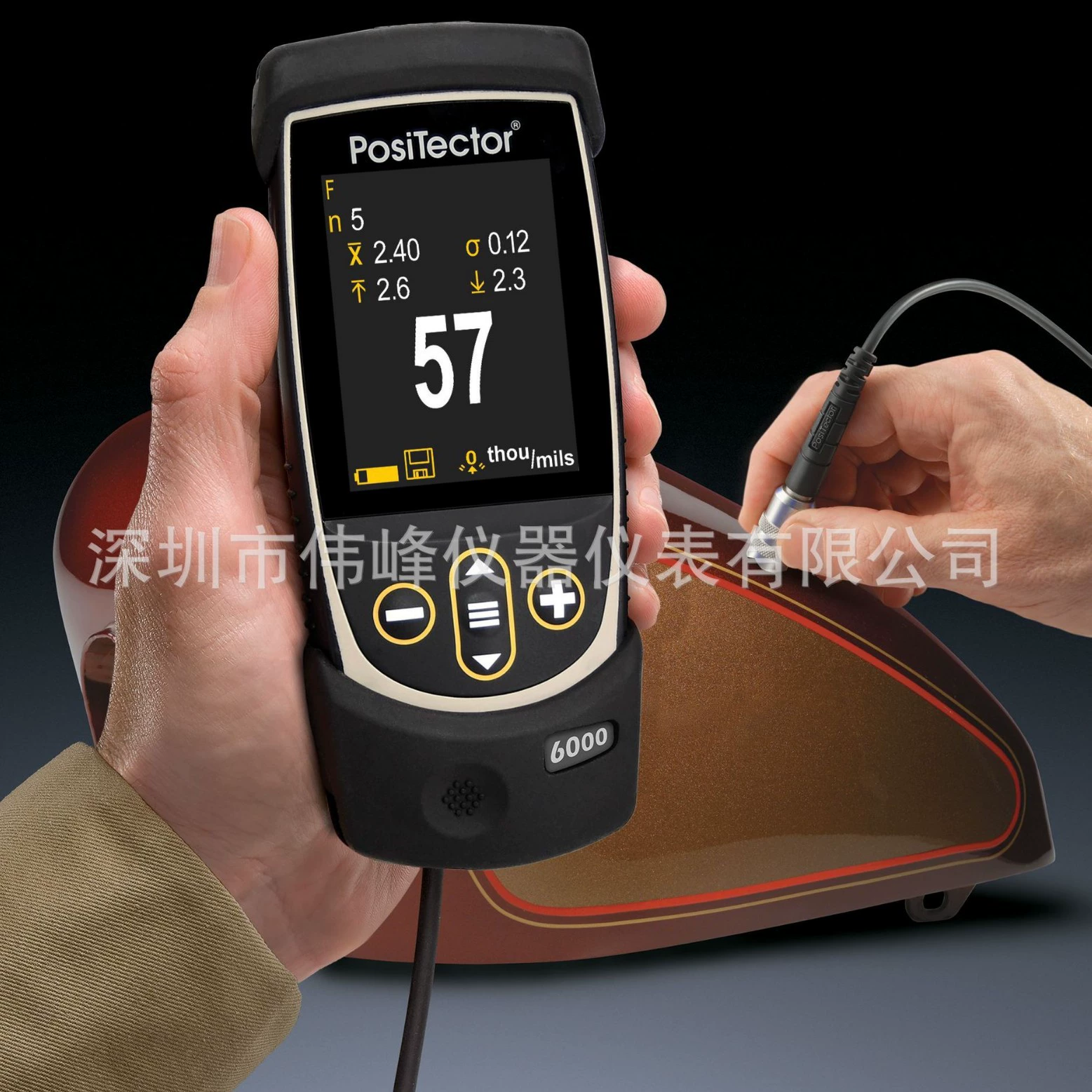 Defelsko PosiTector 6000N45S1 Измеритель толщины покрытия 6000N45S3 Premium 45 °